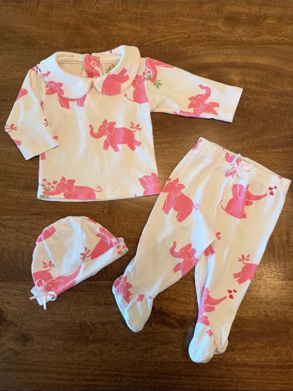 Beaufort Bonnet Company Newborn Baby Girl 3 Piece Set